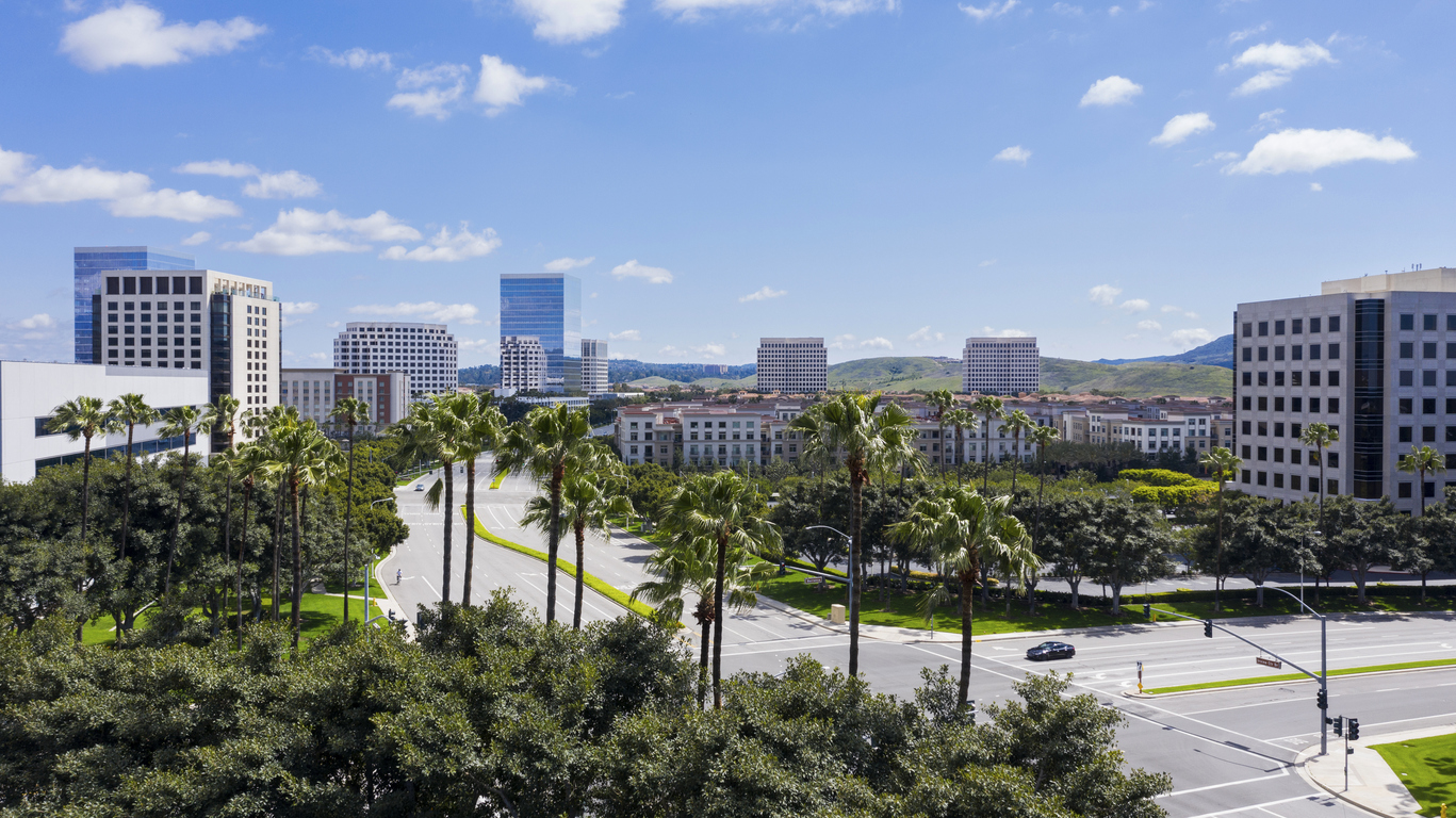 Panoramic Image of Irvine, California